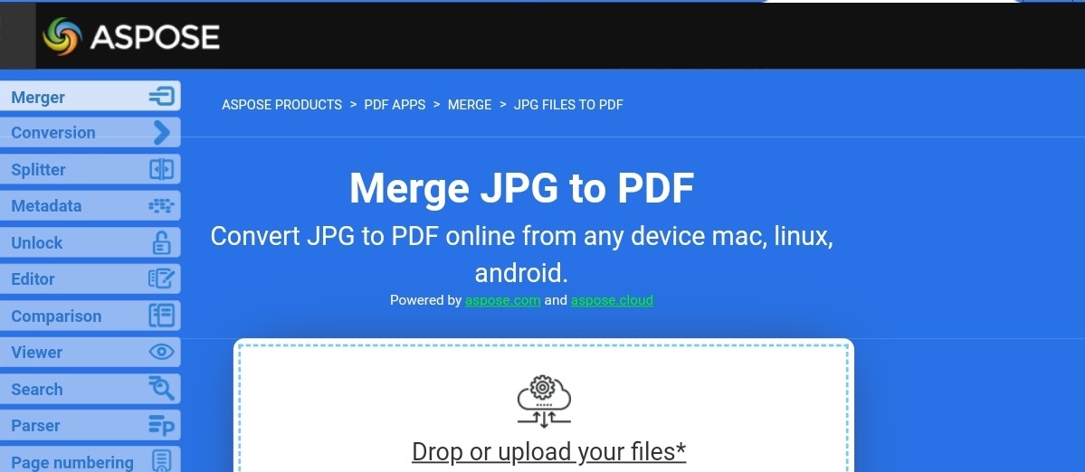 jpg to pdf combiner_aspose