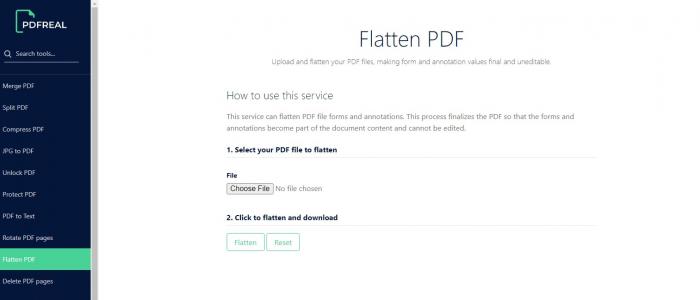 flatten pdf_pdfreal