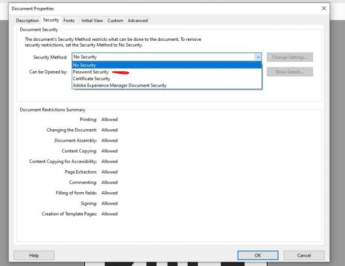 make pdf read only_adobe_step 3