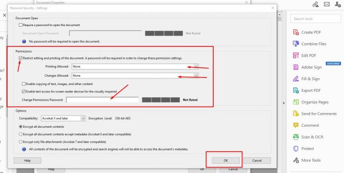 make pdf read only_adobe_step 4